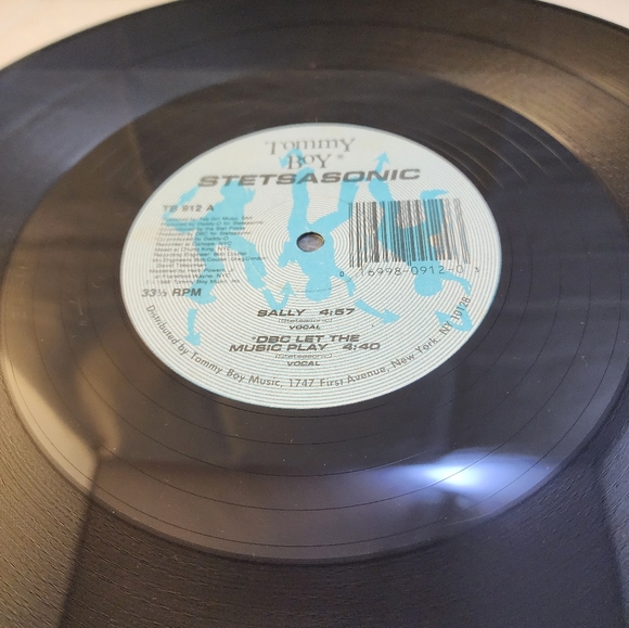 1988 Stetsasonic Sally DBC Let The Music Play Vinyl Record Lp Tommy Boy Music - Picture 8 of 10